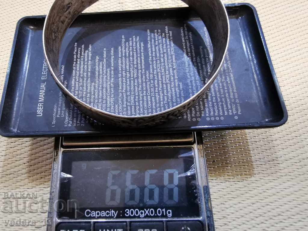 massive Turkish bracelet - silver - 7 massive Turkish bracelet - silver - 7