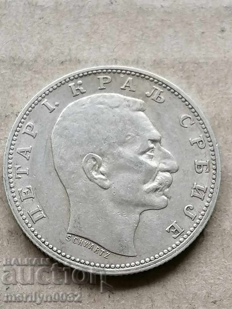 Delivery of Coin 1 dinar 1912 Kingdom of Serbia silver Delivery of Coin 1 dinar 1912 Kingdom of Serbia silver