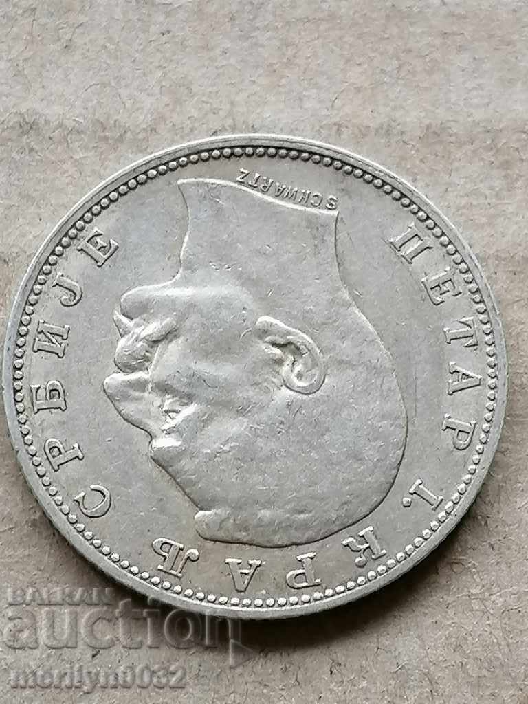 Coin 1 dinar 1912 Kingdom of Serbia silver - 6 Coin 1 dinar 1912 Kingdom of Serbia silver - 6