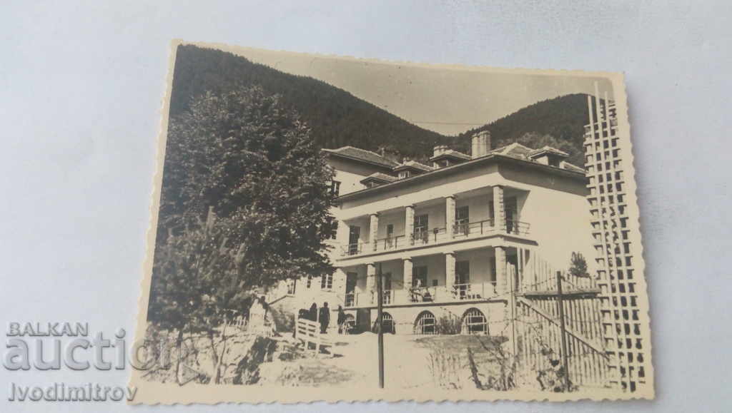 Postcard Samoranovo Holiday station 1956