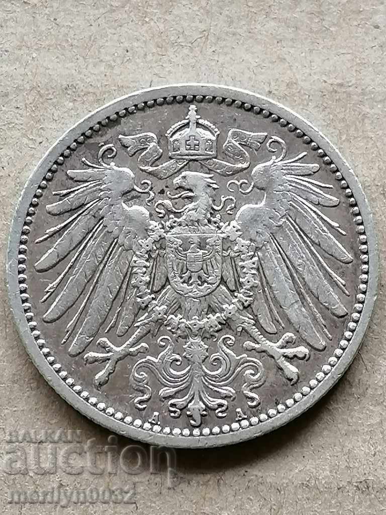 Coin 1 stamp 1914 Germany silver with price 60.00 BGN | € 30.68