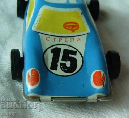 Auction Old tin stroller toy "Arrow" USSR Auction Old tin stroller toy "Arrow" USSR