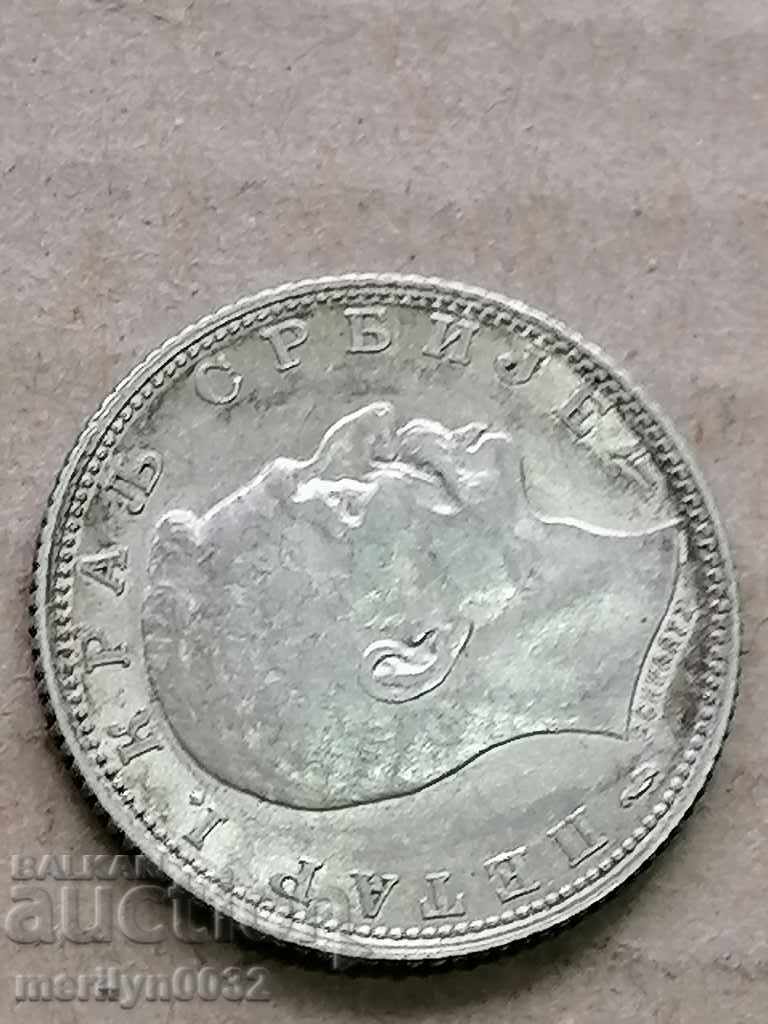 Auction Coin 1 dinar 1915 Kingdom of Serbia silver Auction Coin 1 dinar 1915 Kingdom of Serbia silver