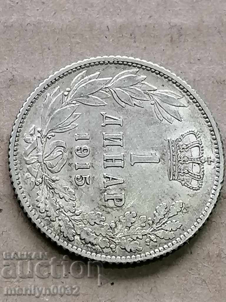 Delivery of Coin 1 dinar 1915 Kingdom of Serbia silver Delivery of Coin 1 dinar 1915 Kingdom of Serbia silver