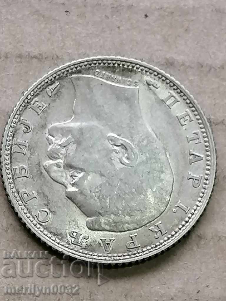Coin 1 dinar 1915 Kingdom of Serbia silver - 7 Coin 1 dinar 1915 Kingdom of Serbia silver - 7