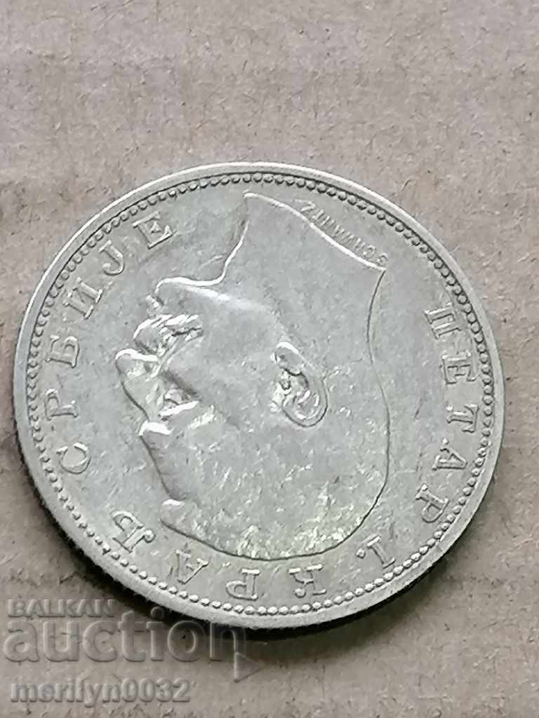 Coin 1 dinar 1912 Kingdom of Serbia silver - 6 Coin 1 dinar 1912 Kingdom of Serbia silver - 6