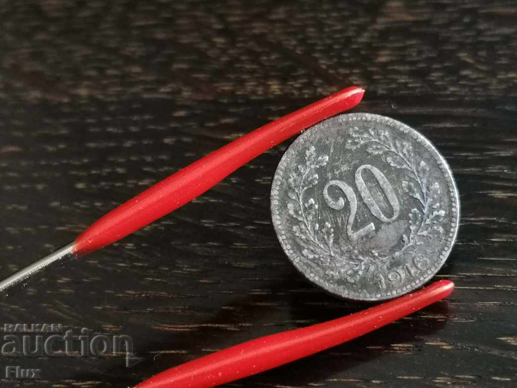 Coin - Austro-Hungary - 20 Heller | 1916 with price 4.85 BGN | € 2.48