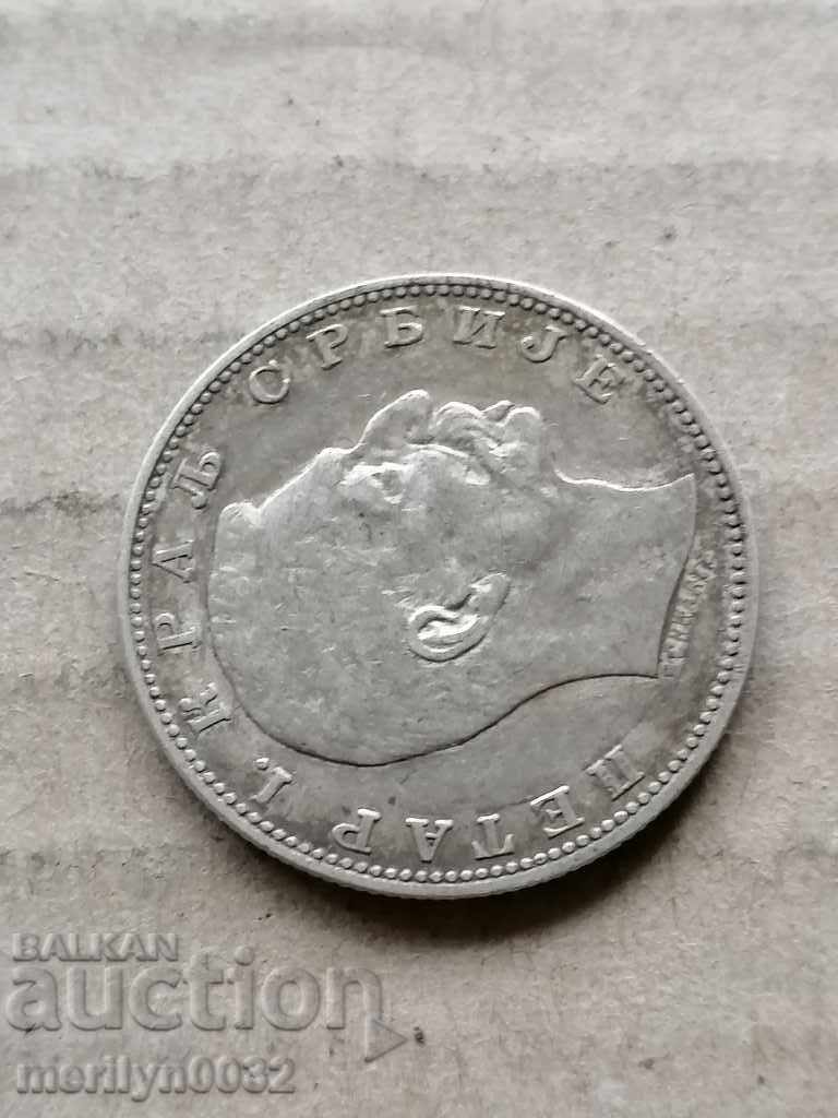 Coin 1 dinar 1912 Kingdom of Serbia silver - 6 Coin 1 dinar 1912 Kingdom of Serbia silver - 6