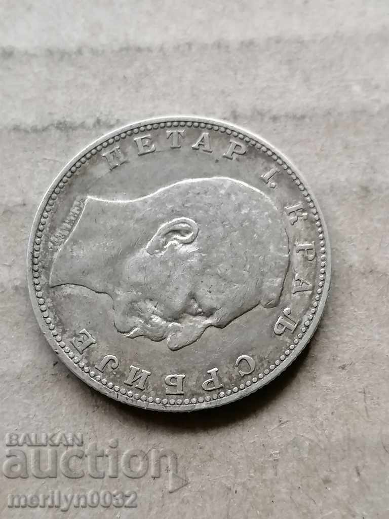 Coin 1 dinar 1912 Kingdom of Serbia silver - 7 Coin 1 dinar 1912 Kingdom of Serbia silver - 7