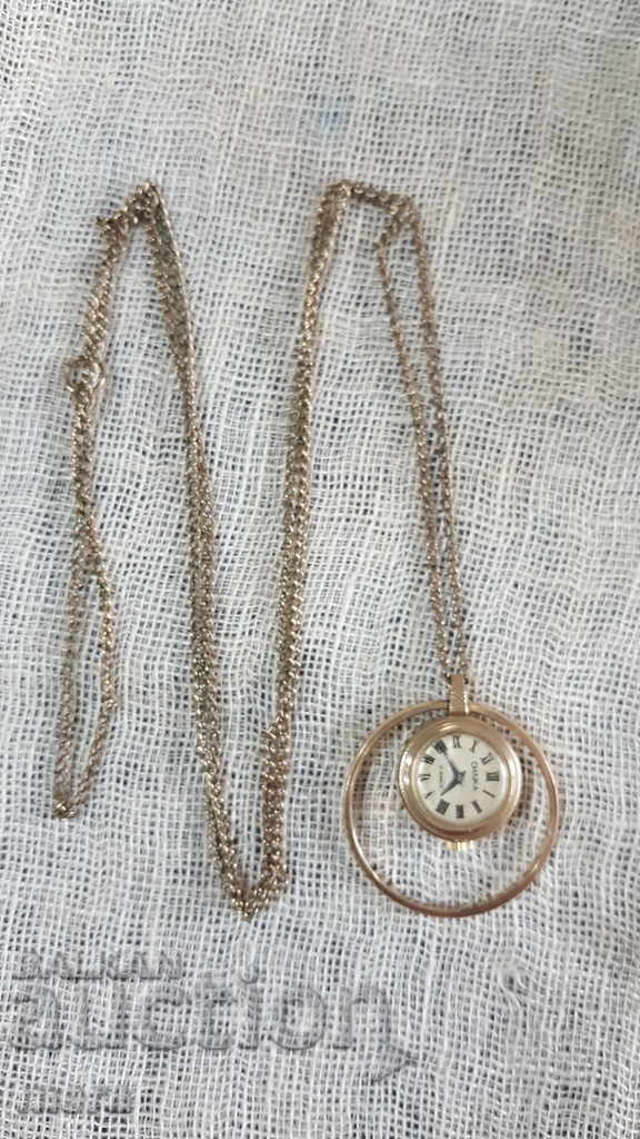 Delivery of Gold-plated women's Russian mechanical watch "Chaika"