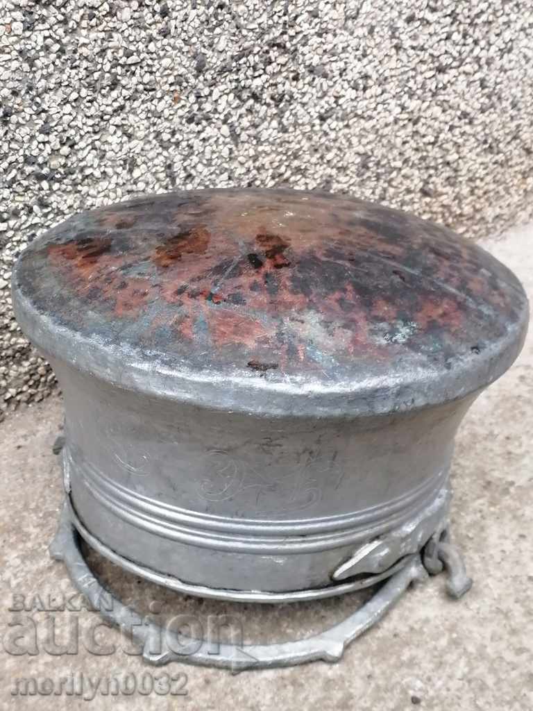 Cazan conservat, monedă de cupru, monedă de cupru, vas de cupru - 5