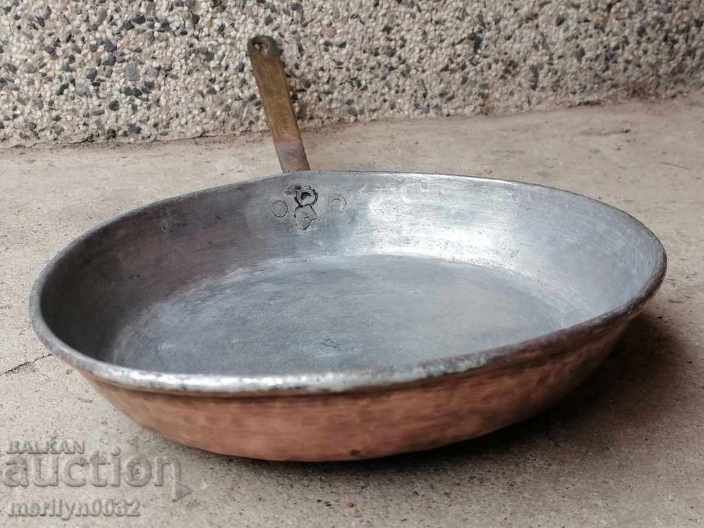 Παλιά κατσαρόλα χαλκού, χαλκού, δίσκος, δοχείο χαλκού - 5