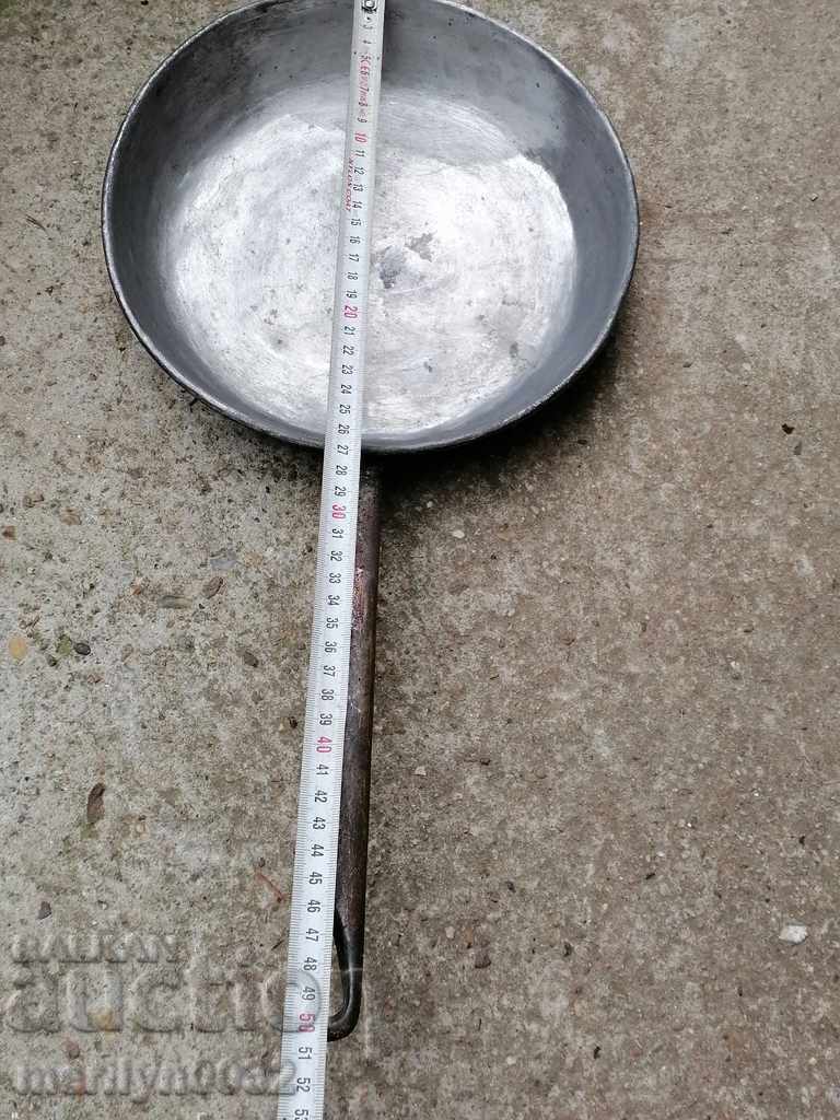 Παλιά κατσαρόλα χαλκού, χαλκού, δίσκος, δοχείο χαλκού - 6