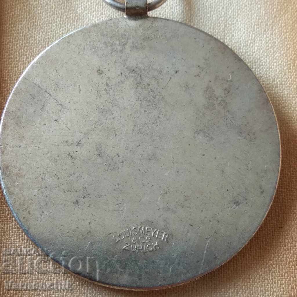Switzerland Silver medal for skiing with price 100.00 BGN | € 51.13 Switzerland Silver medal for skiing with price 100.00 BGN | € 51.13
