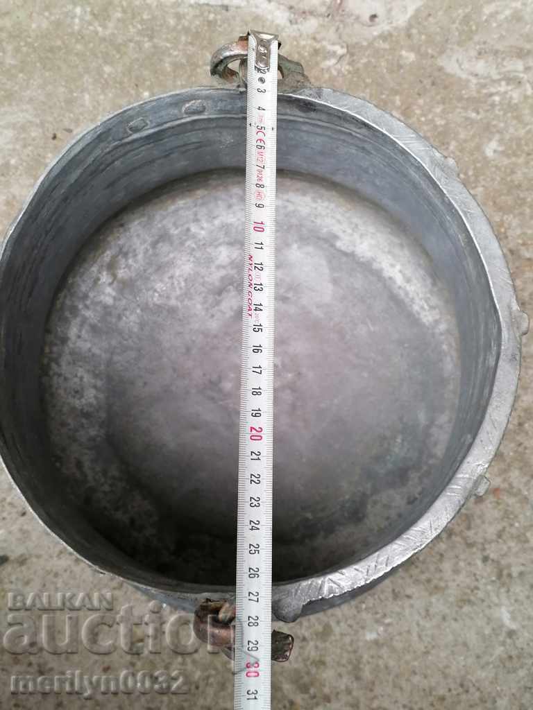 Tinned cauldron, copper coin, copper coin, copper vessel - 5 Tinned cauldron, copper coin, copper coin, copper vessel - 5