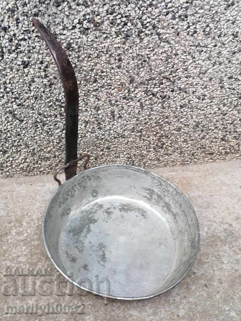 Δημοπρασία Παλιά κατσαρόλα χαλκού, χαλκού, δίσκος, δοχείο χαλκού