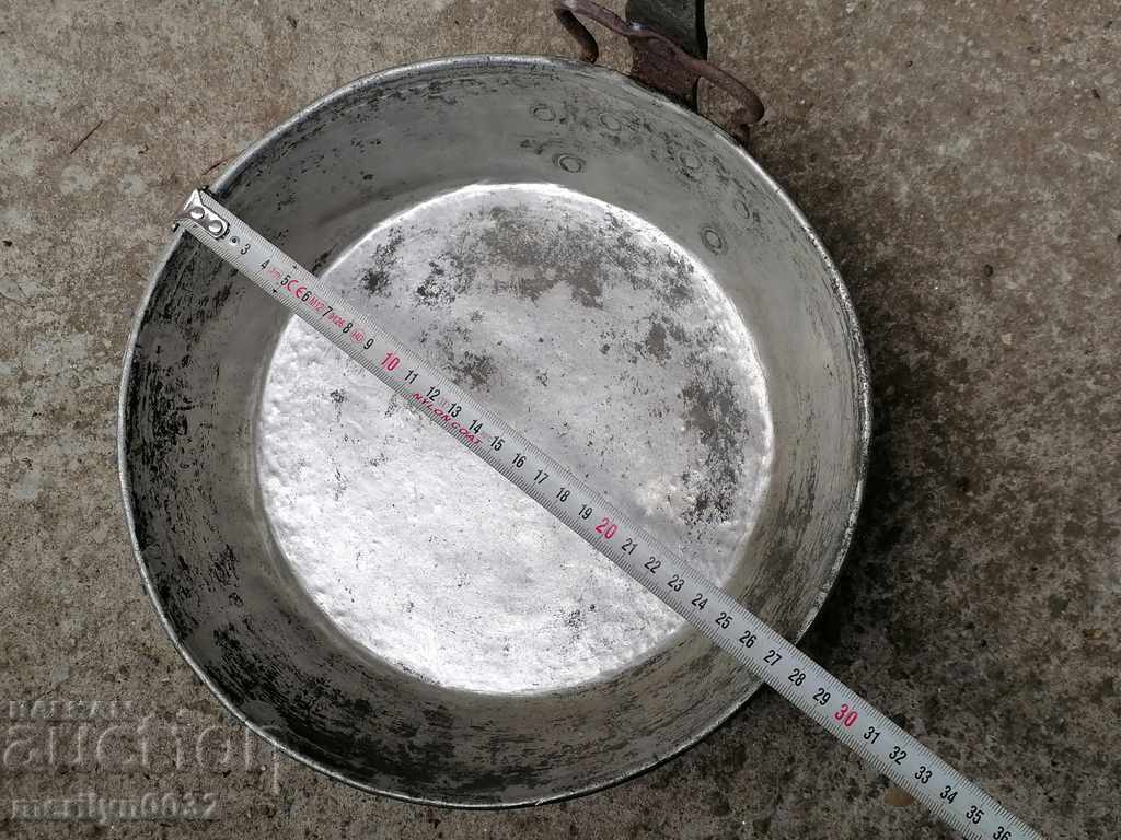 Παλιά κατσαρόλα χαλκού, χαλκού, δίσκος, δοχείο χαλκού - 6