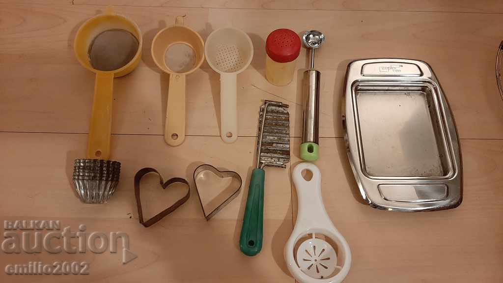 Retro household utensils