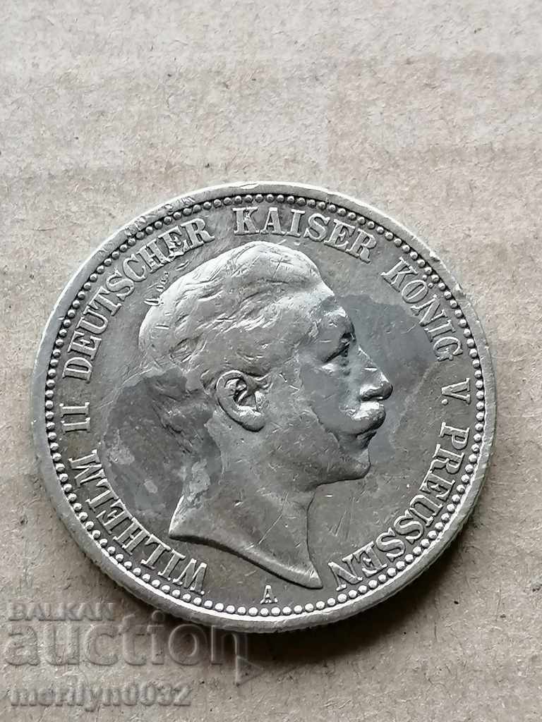 Coin 2 marks 1904 Germany silver with price 69.90 BGN | € 35.74 Coin 2 marks 1904 Germany silver with price 69.90 BGN | € 35.74