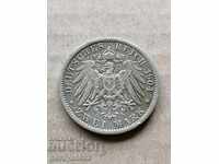 Монета 2 марки 1904 Германия сребро