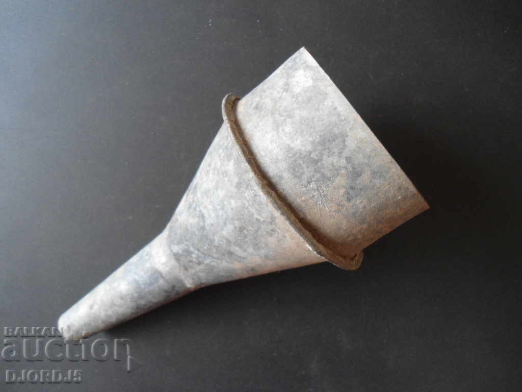 Old metal funnel Old metal funnel