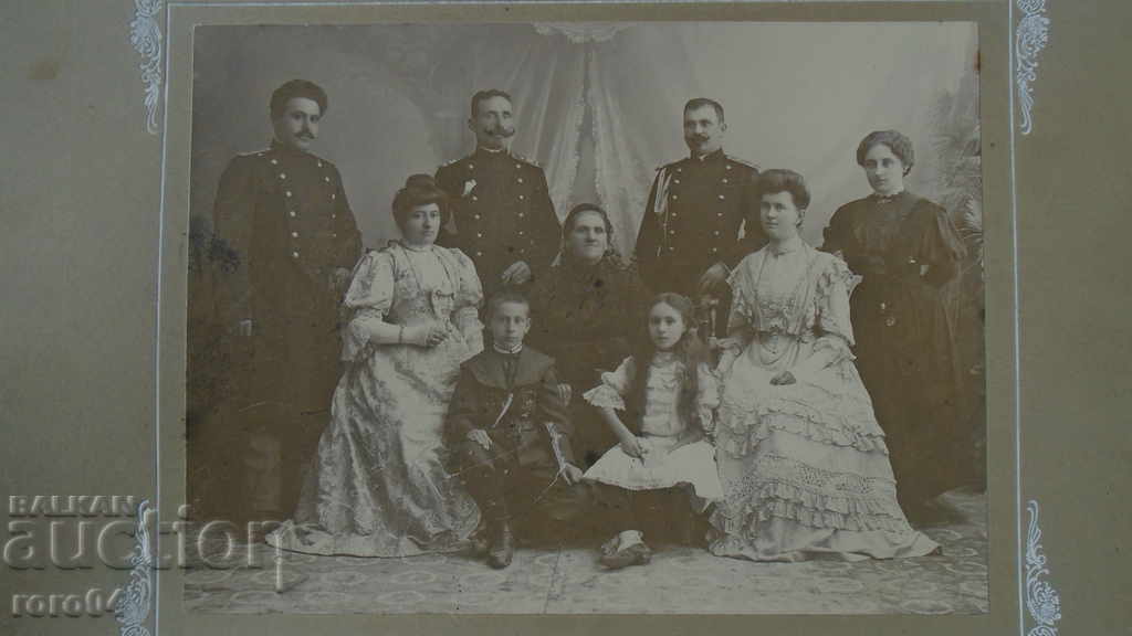 BULGARIAN OFFICERS - 1907.