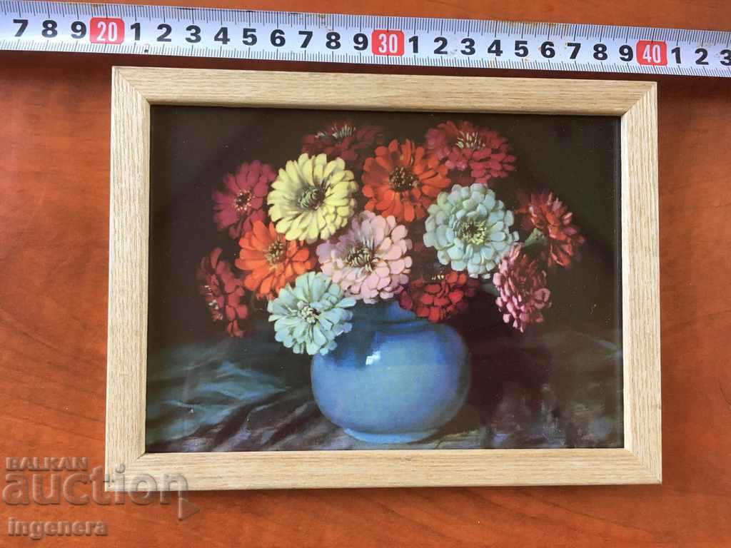PICTURE PHOTO GLASS WOODEN FRAME