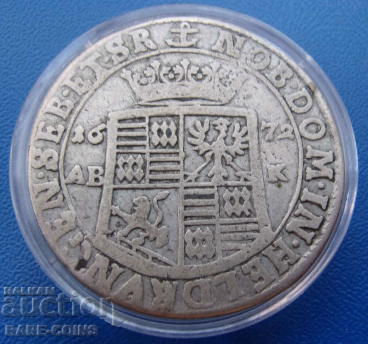 Bornstedt - pr. Maximilian & H. Franța ⅓ Thaler 1672 Original cu preț € 163.61 | 319.99 BGN