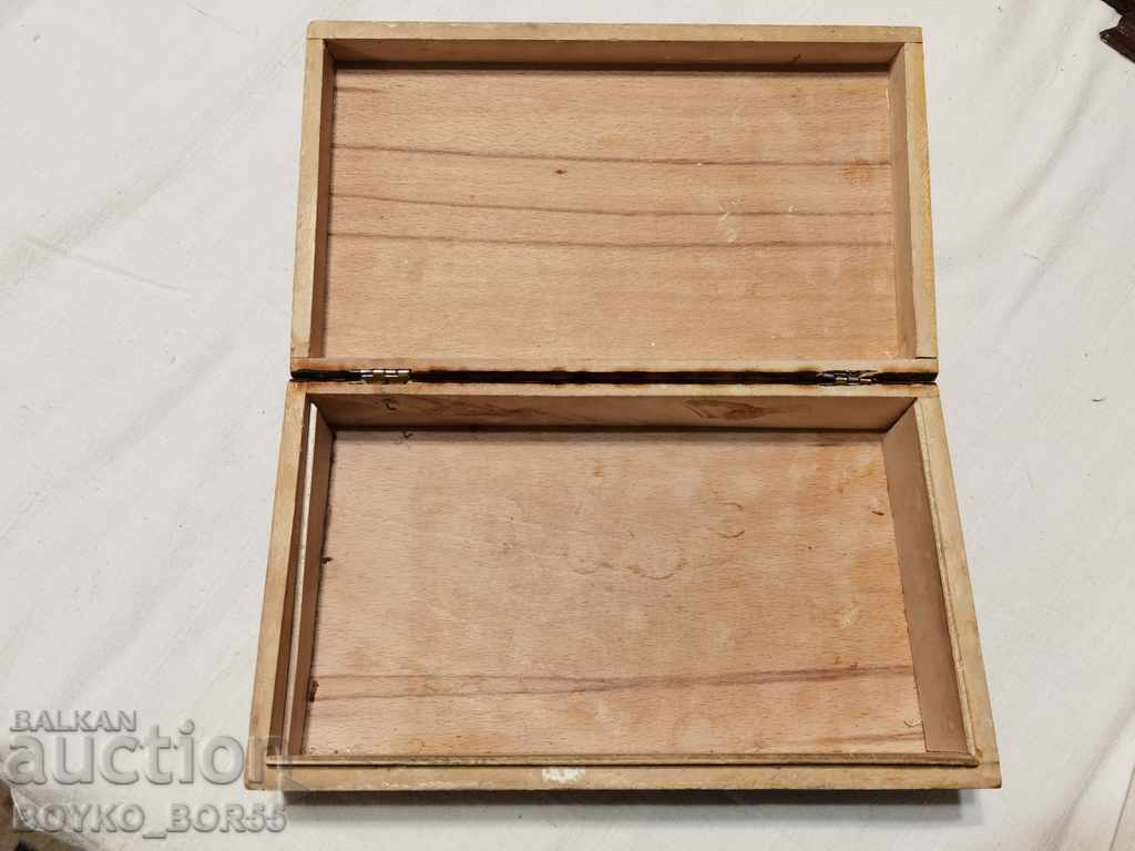 Auction Antique Pyrography Box Unused Auction Antique Pyrography Box Unused