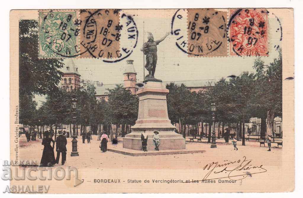 France - Bordeaux traveled in 1907