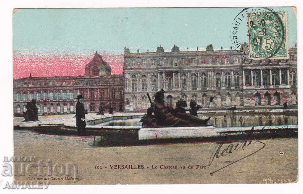 France - Versailles traveled in 1907