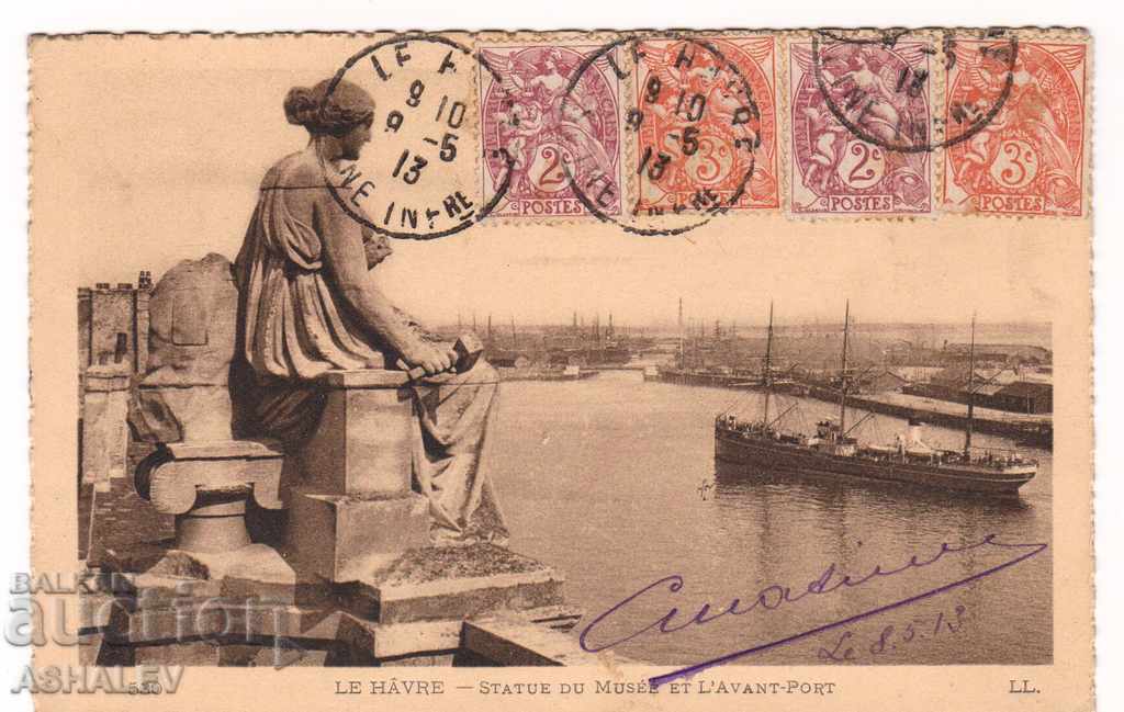 Franța - Le Havre a călătorit în 1913
