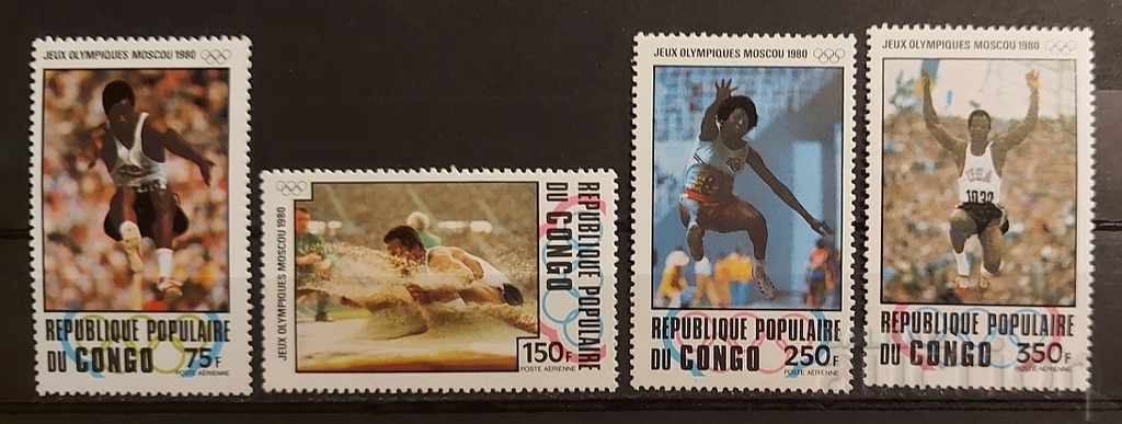 Republica Congo Jocurile Olimpice din 1980 Moscova '80 MNH