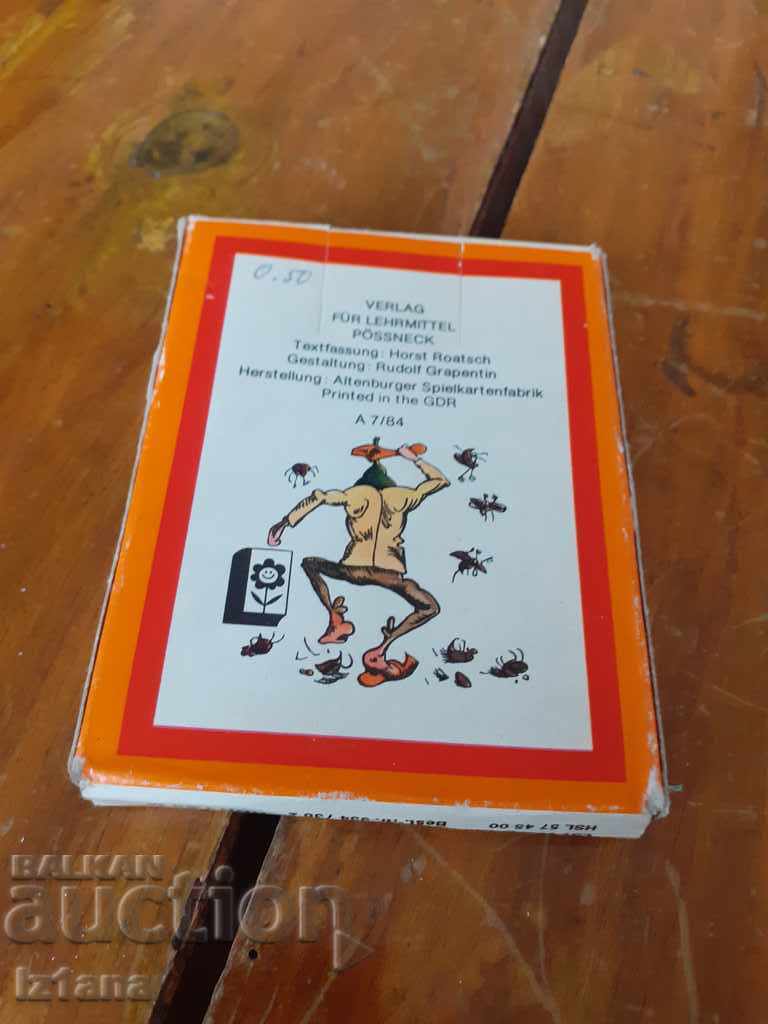 Old playing cards, Black Peter Max und Moritz with price 30.00 BGN | € 15.34 Old playing cards, Black Peter Max und Moritz with price 30.00 BGN | € 15.34