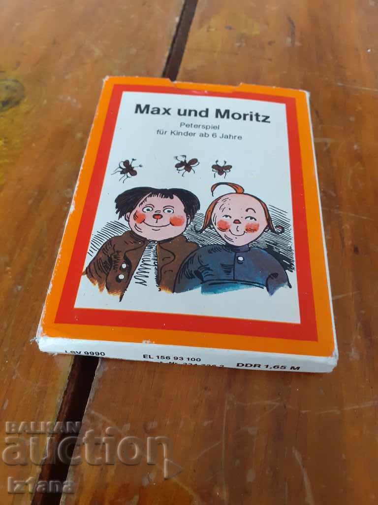 Old playing cards, Black Peter Max und Moritz