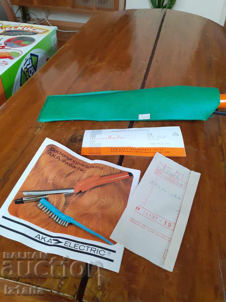 Old hair curler AKA with price 20.00 BGN | € 10.23 Old hair curler AKA with price 20.00 BGN | € 10.23