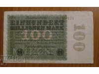 100 MILIOANE DE MARCURI 1923, GERMANIA