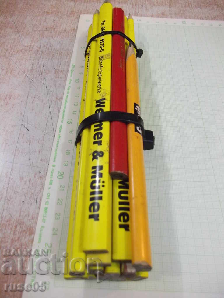 Lot of 15 pcs. pencil kamenarski - 5 Lot of 15 pcs. pencil kamenarski - 5
