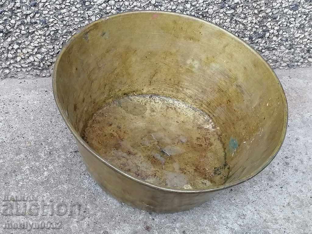 Brass tas for an old scale, scale weight palanza - 7 Brass tas for an old scale, scale weight palanza - 7