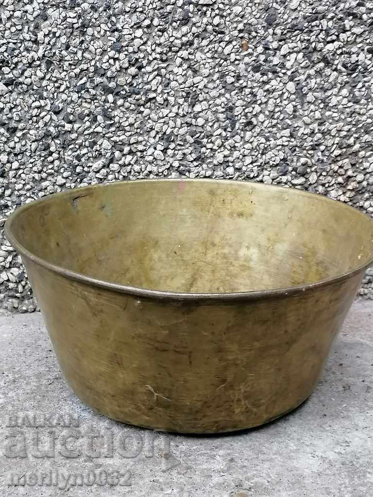 Brass tas for an old scale, scale weight palanza Brass tas for an old scale, scale weight palanza