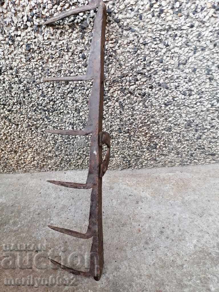 Hand-forged grappa, wrought iron, tool - 6 Hand-forged grappa, wrought iron, tool - 6