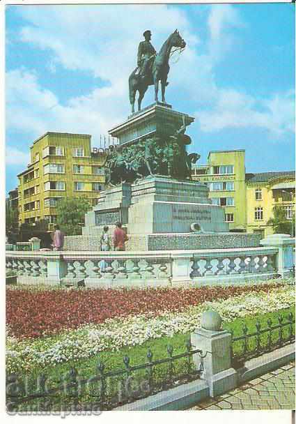 Card Bulgaria Sofia The monument of Tsar-Liberator 7 *