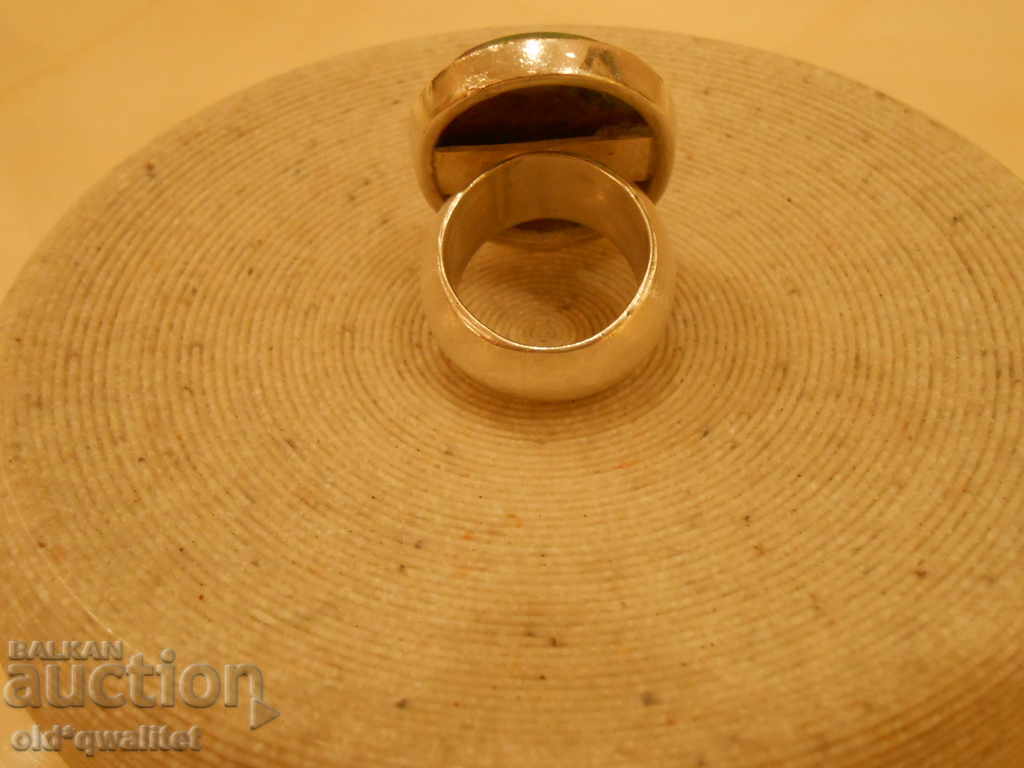 Delivery of Silver RING with natural stone ZOISITE, 30 gr. Silver 925 Delivery of Silver RING with natural stone ZOISITE, 30 gr. Silver 925