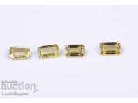Yellow sapphire 5x3mm untreated - price for 1 pc