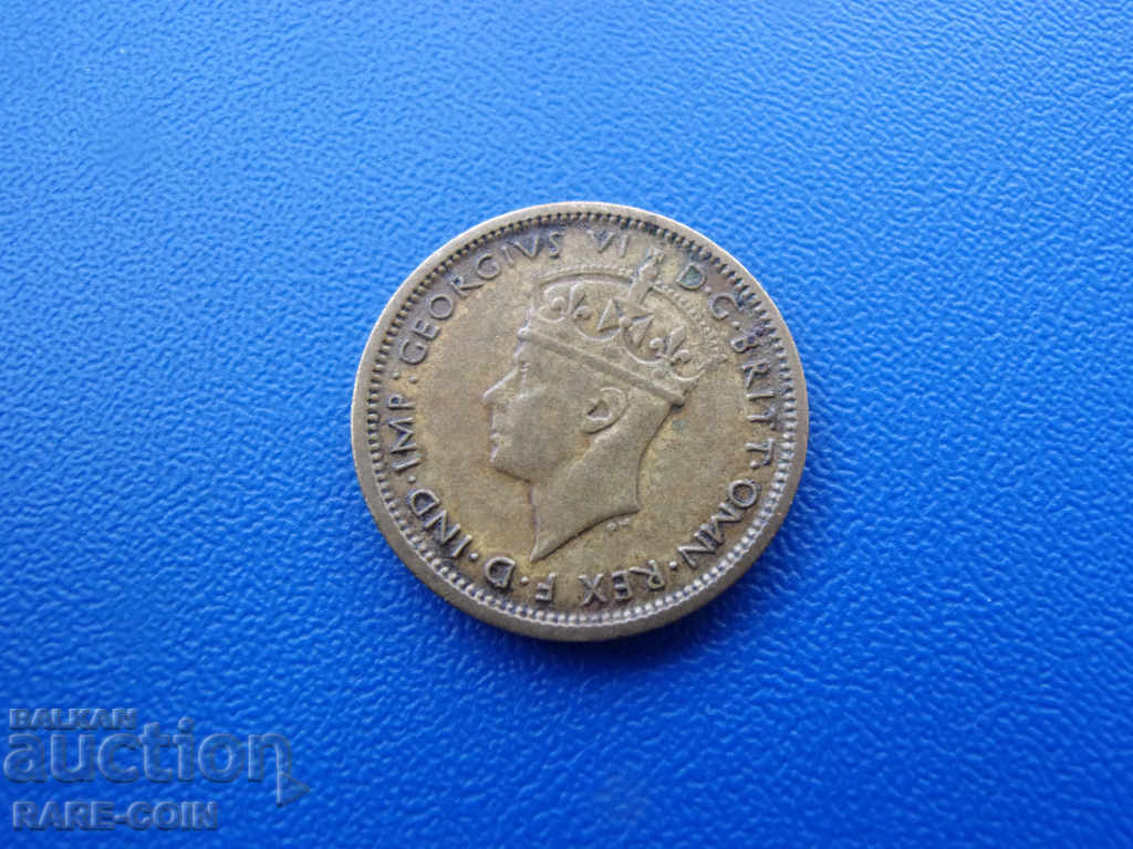 RS (23) Βρετανική Δυτική Αφρική 6 Pence 1947 Rare με τιμή € 3.58 | 7.00 BGN
