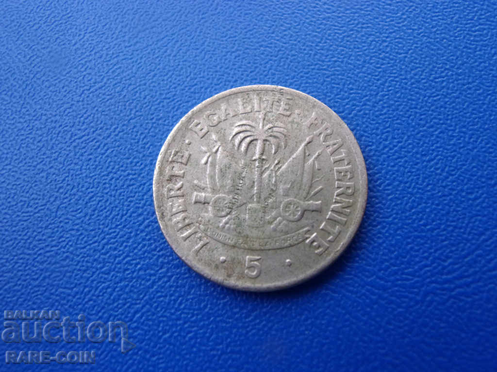 RS (23) Αϊτή 5 σεντ 1958 Σπάνια