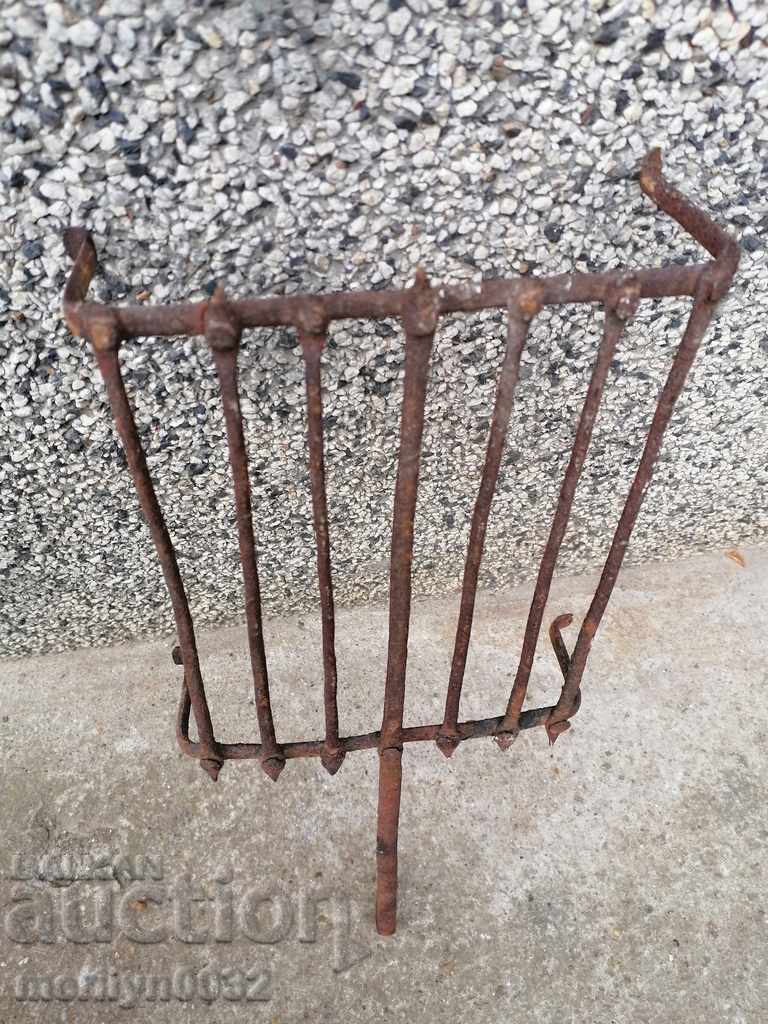 An old hand-forged grill, a steak, wrought iron with price 42.00 BGN | € 21.47 An old hand-forged grill, a steak, wrought iron with price 42.00 BGN | € 21.47