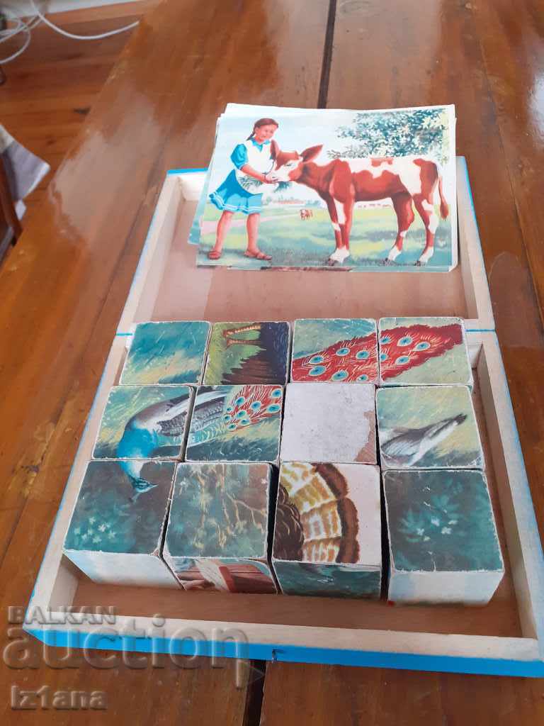 An old childish game with cubes with price 20.00 BGN | € 10.23 An old childish game with cubes with price 20.00 BGN | € 10.23