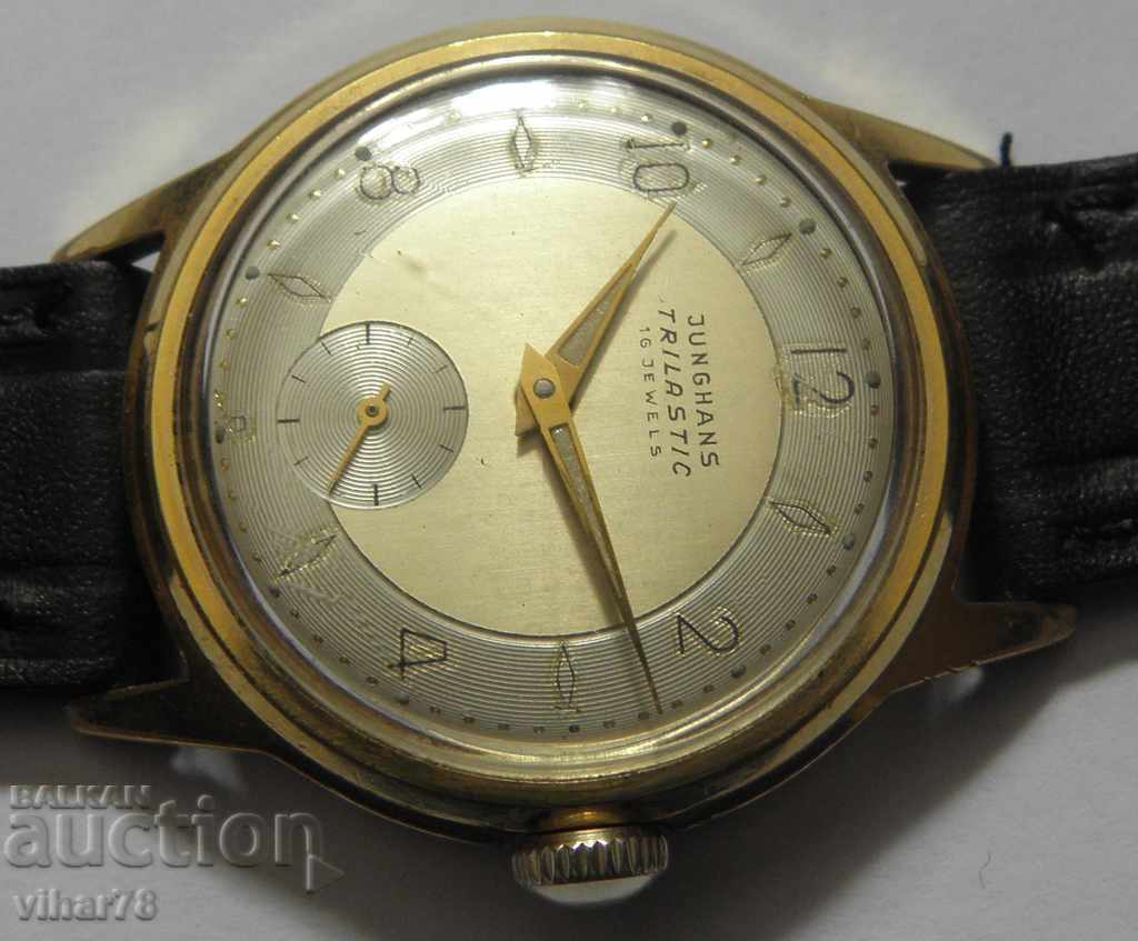 GOLDEN MEN'S WATCH YUNGHANS-JUNGHANS with price 159.99 BGN | € 81.80