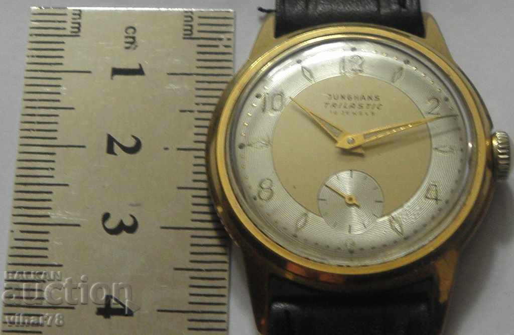 Auction  GOLDEN MEN'S WATCH YUNGHANS-JUNGHANS